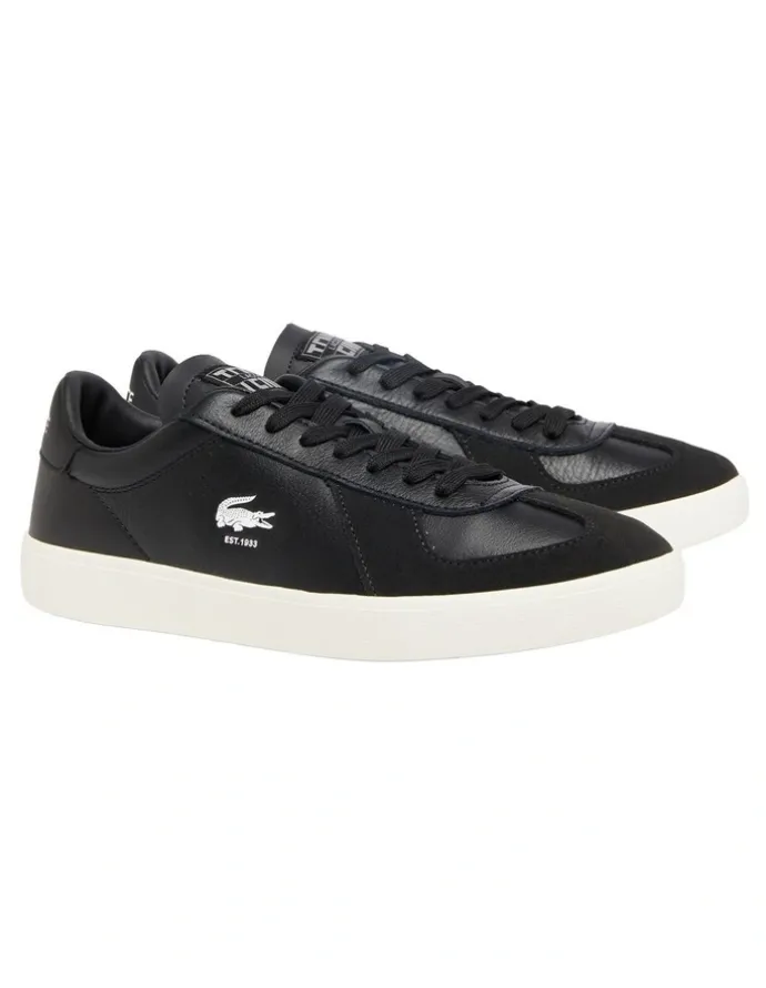 Lacoste Baseshot Pro Sneaker in Blk/Off Wht
