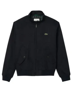 Lacoste Essential Twill Harrington in Abysm