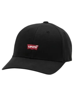Levi's Flexfit Housemark Logo Cap in Regular Black