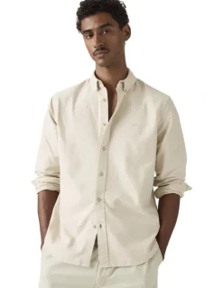 Levi's Authentic Button-Down Shirt in Pumice Stone