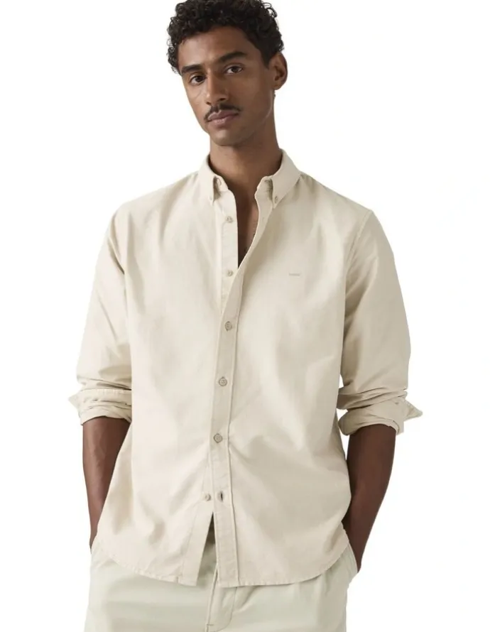 Levi's Authentic Button-Down Shirt in Pumice Stone