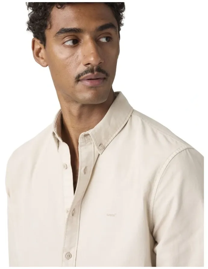 Levi's Authentic Button-Down Shirt in Pumice Stone