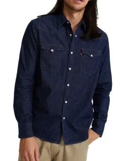 Levi's Barstow Western Denim Shirt Blue