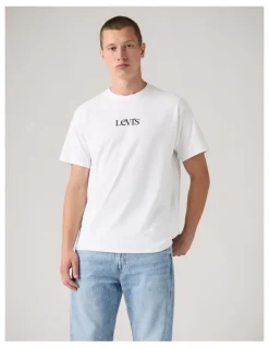 Levi's Graphic Vintage Fit T-Shirt in White with Seasonal Logo 4