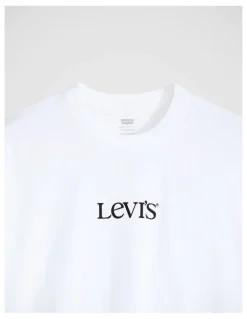 Levi's Graphic Vintage Fit T-Shirt in White with Seasonal Logo 4