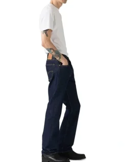 Levi's 501 Original Fit Cotton Straight Leg Jeans in Rinse