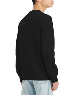 Levi's Original Housemark Crewneck Sweatshirt in Mineral Black