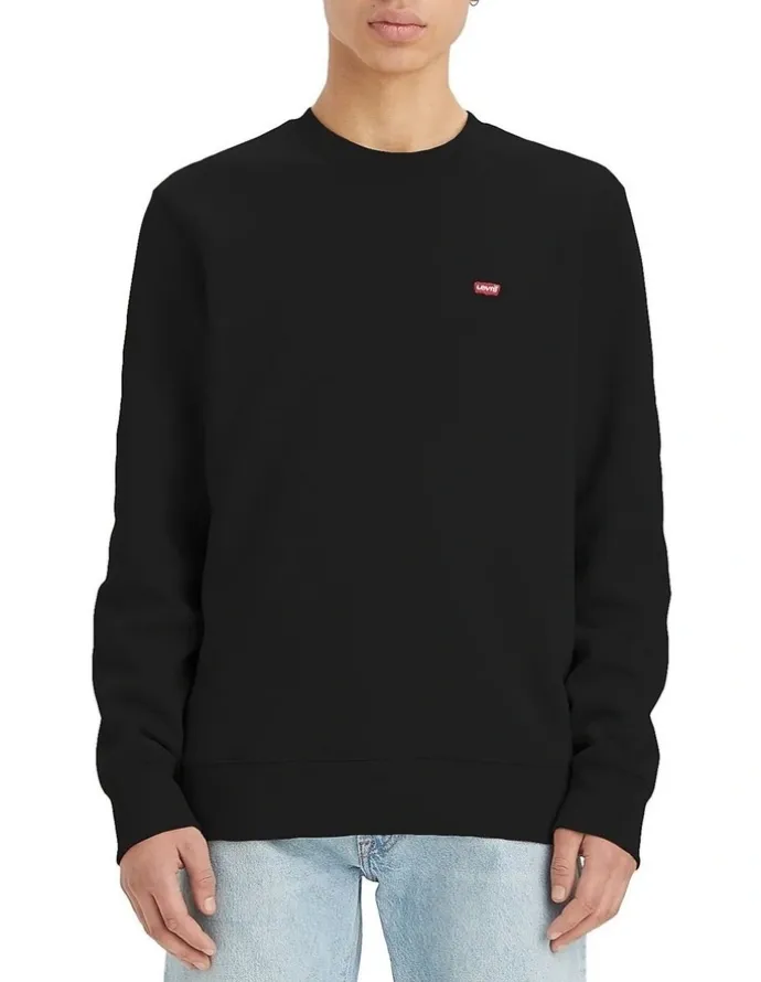 Levi's Original Housemark Crewneck Sweatshirt in Mineral Black
