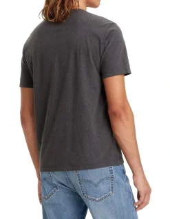 Levi's Original Housemark T-shirt in Dark Charcoal Heather