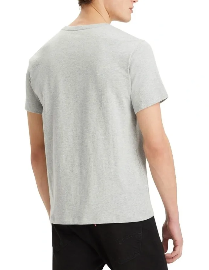 Levi's Original Housemark T-Shirt in Grey Heather Jersey