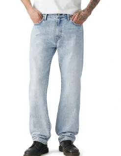 Levi's 555 Relaxed Straight Jeans in Baby Blue Essentials