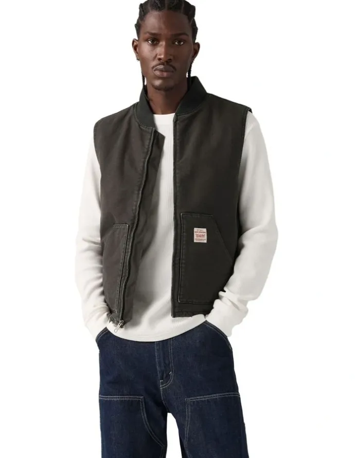 Levi's Sansome Vest in Meteorite