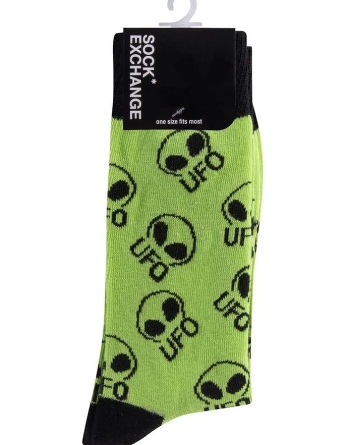 Living Today Fashion Novelty Funny Socks 6 Pairs in Multi