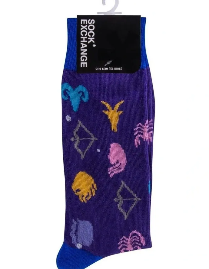 Living Today Fashion Novelty Funny Socks 6 Pairs in Multi