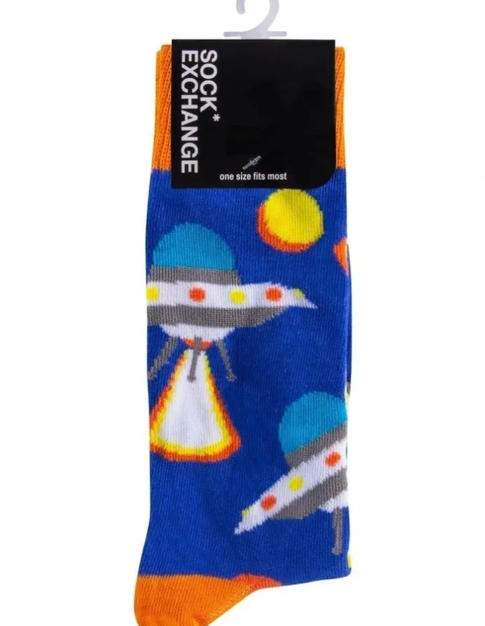Living Today Fashion Novelty Funny Socks 6 Pairs in Multi