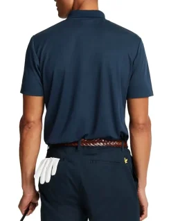Lyle & Scott Golf Tech Polo Shirt in Navy