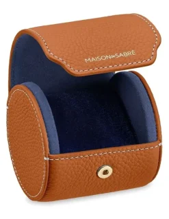 MAISON de SABRÉ The Watch Roll in Pecan Brown