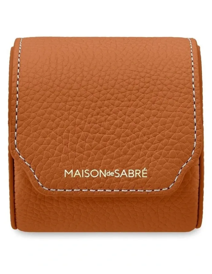 MAISON de SABRÉ The Watch Roll in Pecan Brown
