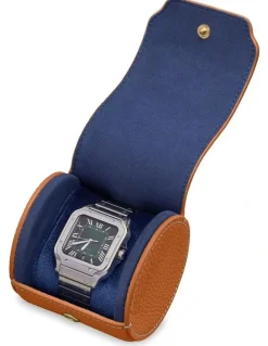 MAISON de SABRÉ The Watch Roll in Pecan Brown