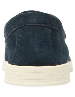 Marcs Valiant Loafers in Navy Suede