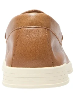 Marcs Valiant Loafers in Tan Leather
