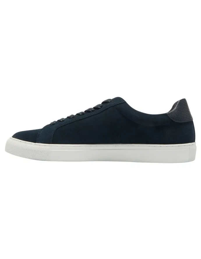 Marcs Varsity Suede Sneakers in Navy