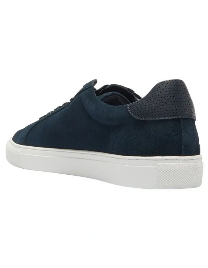 Marcs Varsity Suede Sneakers in Navy