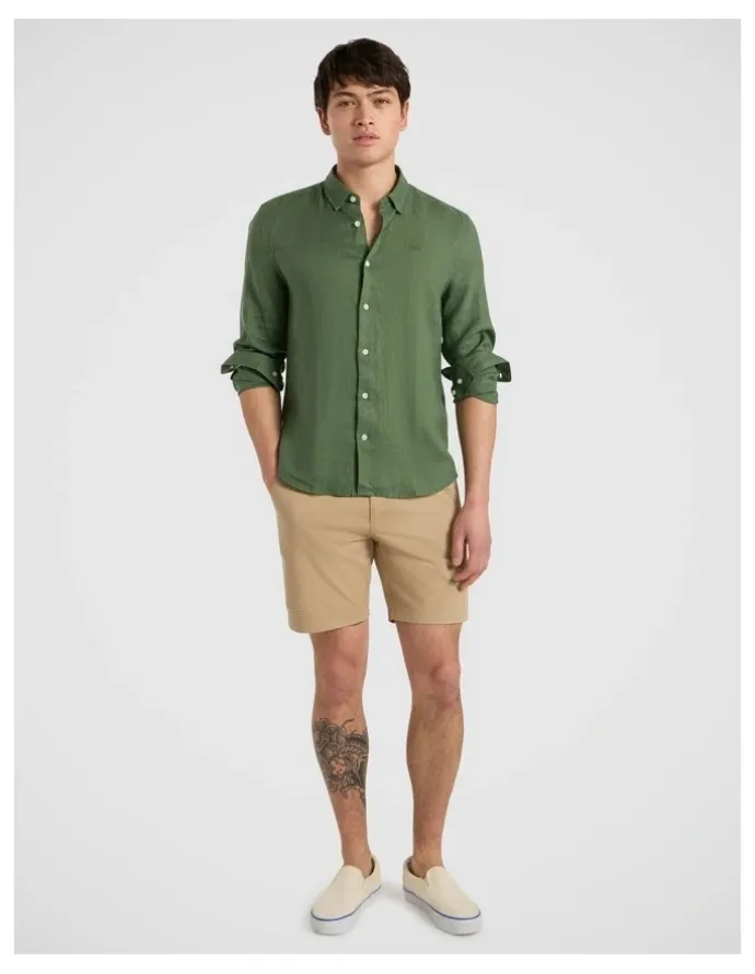 Marcs Brayden Chino Short in Biscuit