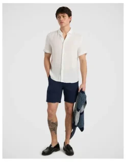 Marcs Brayden Chino Short in Ink