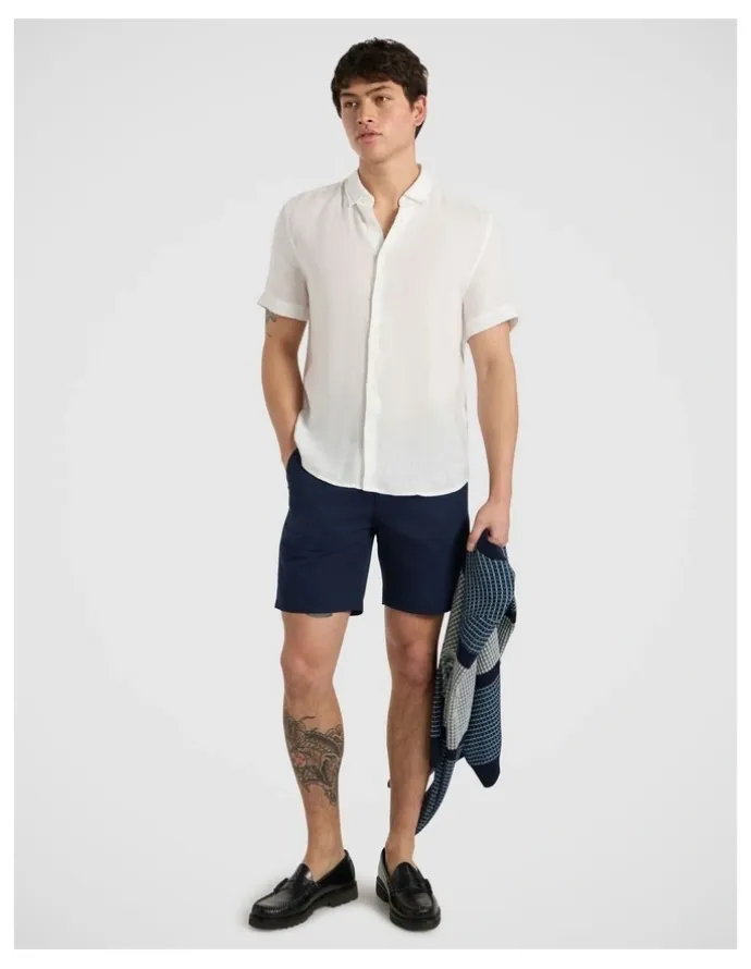 Marcs Brayden Chino Short in Ink