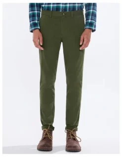Marcs Brayden Slim Fit Chino Pant in Dark Forest