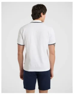 Marcs Dane Border Polo in White