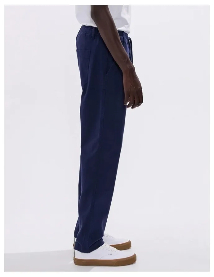 Marcs Dave Slim Fit Pant in Navy