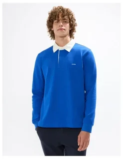 Marcs Dennis Rugby Top in Azure Blue