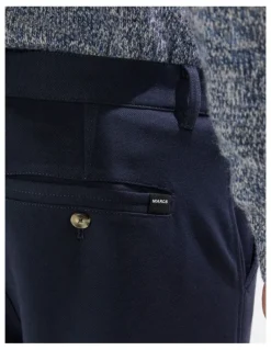 Marcs Drew Ponte Chino Pant in Navy