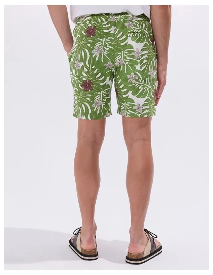 Marcs High Hopes Linen Short in Green Multi