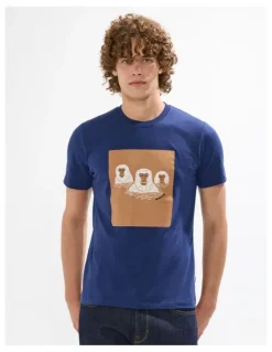 Marcs Hot Spring Time Machine Tee in Navy