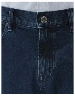 Marcs Hugo Relaxed Fit Jean in Blue Black