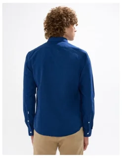 Marcs Julian Oxford Shirt in Azure Blue