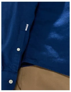 Marcs Julian Oxford Shirt in Azure Blue