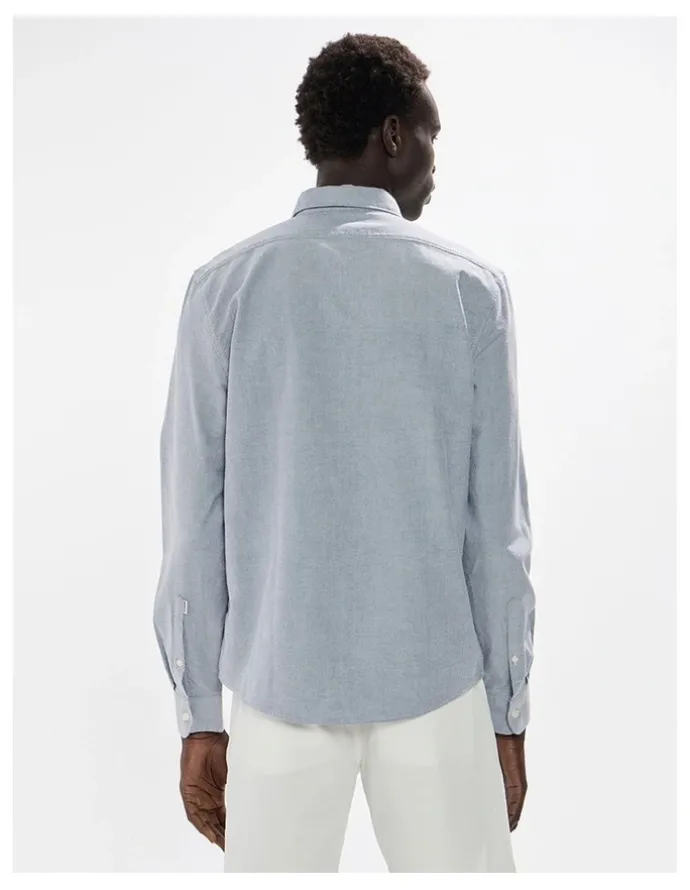 Marcs Julian Oxford Shirt in Navy
