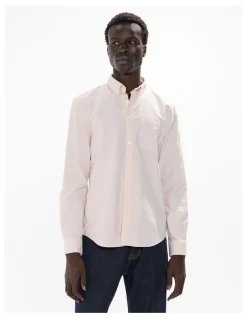 Marcs Julian Oxford Shirt in Stucco Pink