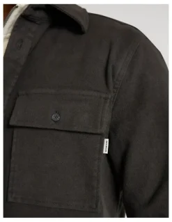 Marcs Juny Cotton Over Shirt in Charcoal