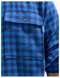 Marcs Len Check Shirt in Navy