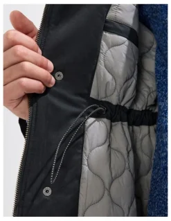 Marcs Lenny Longline Parka in Black