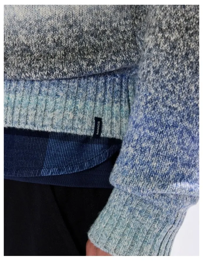 Marcs Lucifer Ombre Knit in Blue Multi