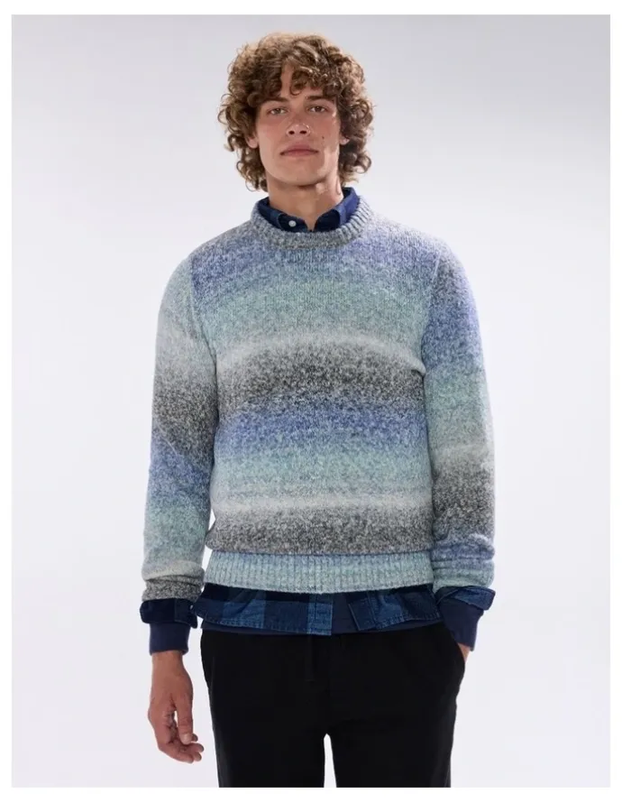 Marcs Lucifer Ombre Knit in Blue Multi