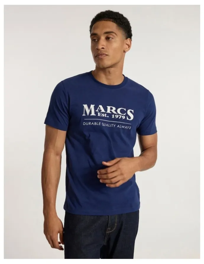 Marcs Marcs Tee in Navy