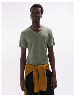 Marcs Marle Arnie V Neck in Forest Marle