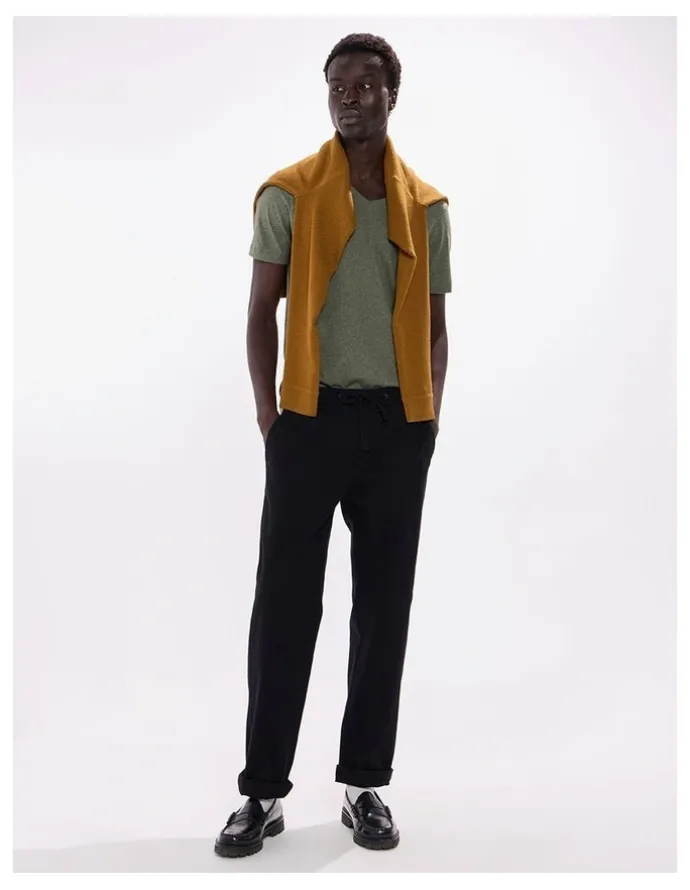 Marcs Marle Arnie V Neck in Forest Marle